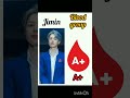 BTS member's blood group's♥ #kpopidol #kpopedit #jk #jimin #suga #rm #jhope #bts #btsv #taehyung