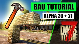 Alles über das BAUSYSTEM in 7 Days To Die 🔨 Anfänger Tutorial Guide Deutsch