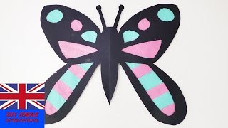 FOLDING A BUTTERFLY! How to make this lovely butterfly!