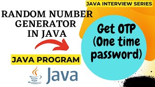 How to generate Random numbers in Java | Java Interview random number program #java #programming