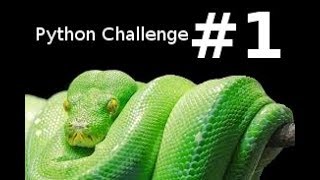 Python Challenge #1