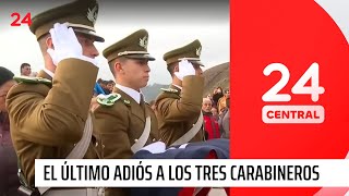 El último adiós a los tres carabineros asesinados | 24 Horas TVN Chile
