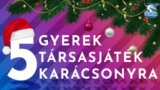 👶 5 GYEREK társasjáték idén Karácsonyra 🎄