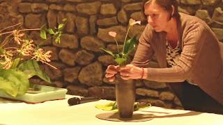 August 2018 Ikenobo Ikebana Demonstrations during the ERC 2018 in Bruges