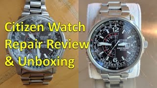 Watch Repair: Review \u0026 Unboxing for Citizen Eco-Drive