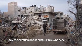 Los palestinos de Gaza envían mensaje desafiante a Trump e Israel