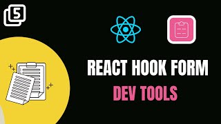 #5 REACT HOOK FORM 📝 - DEV TOOLS 🚀 | #codewithaswin #yt #reactjs #forms #reacthookform #devtools