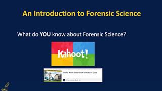An Introduction to Forensic Science - ARU Crime Week 2022