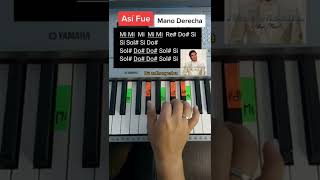 Así Fue - Juan Gabriel (PIANO TUTORIAL) EASY Piano Fácil