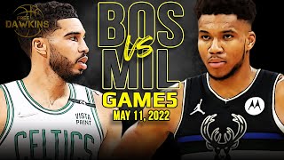 Boston Celtics vs Milwaukee Bucks Game 5  Highlights | 2022 ECSF | FreeDawkins