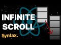 The Easiest Way to Infinite Scroll with React | Full Example
