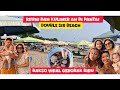 KETEMU TEMAN LAMA DI PANTAI SEKALIAN KULINER AN BAKSO VIRAL GEROBAK BIRU