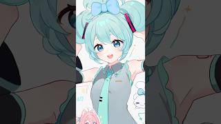 【初音ミク描いてみたY💚】二次創作ー！！みんなの好きなボカロ曲教えて！【柏木もも】#shorts  #vtuber #初音ミク #描いてみた #ボカロ #vocaloid