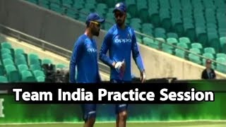 Watch: Indian Cricket Team hit the nets hard ahead of Sydney ODIs | Sports Tak