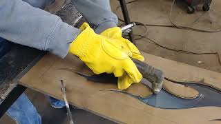 Cutting New Fire Ring Flames With Plasma Cutter