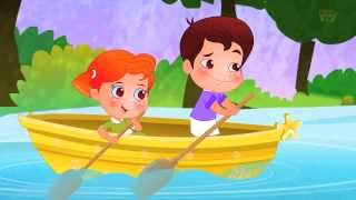 Row Row Row Your Boat | Nursery Rhyme | Cartoon Videos For Children by Kids Tv