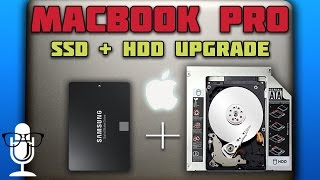 MacBook Pro REVAMP: Optical Drive Removal \u0026 SSD Upgrade w/Speed Tests!