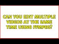 Ubuntu: Can you edit multiple videos at the same time using ffmpeg? (2 Solutions!!)