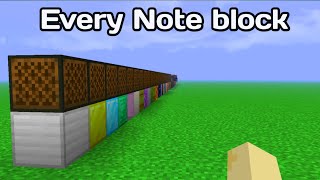 Every Single Note Block Sound In Minecraft 1.21