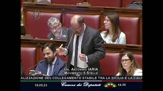 Antonino Iaria  - M5S Camera  - Intervento in Aula  - 16/05/23