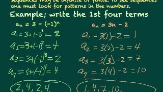 Variable Expressions & Sequences