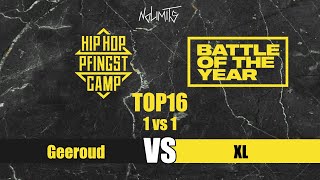 Geeroud vs XL | 1vs1 TOP16 | BOTY CE x HIPHOP PFINGSTCAMP 2023