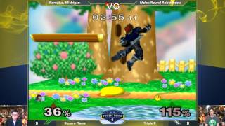 The Big House 4 - Bizzarro Flame (Ganondorf) Vs. Triple R (Kirby) - Pools Round 1 - SSBM