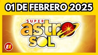 Resultado ASTRO SOL sábado 01 de Febrero de 2025