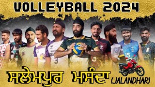 Semi \u0026 Final Matchs || Salempur Masanda Volleyball Tournament 2024 || @Surjitsinghsandhu89