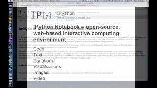 The IPython Notebook for Data Science