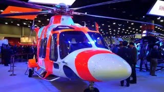 Scenes from the Finmeccanica​ Agusta Westland booth on day one of #HeliExpo2016