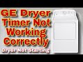 How to Fix GE Dryer Not Turning On | Knob Doesn't Seem to be Working | Model #GTX22EASK0WW