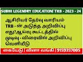 trb ன் அடுத்த அறிவிப்பு எது ஆய்வு கூட்டத்தில் முடிவு விரைவில் அறிவிப்பு e trblatestnewstoday