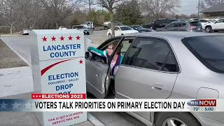 Voters talk priorities on Primary Election Day