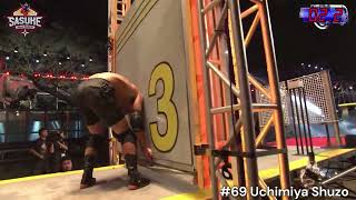 SASUKE 42 Wall Lifting Attempts