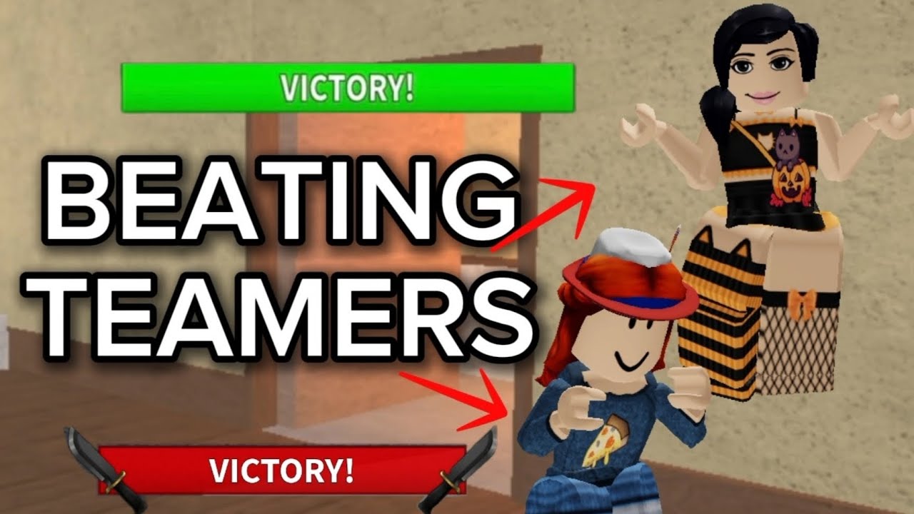 Beating Teamers In Mm2 Youtube