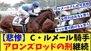 【競馬】【悲報】ルメールさん、アロンズロッドの刑を回避不可能な件に対する反応集【競馬の反応集】