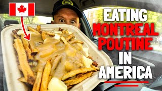 Eating Canadian-style Montreal Poutine in America 🇨🇦🍟🧀🇺🇸