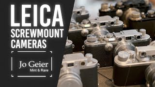 Leitz Leica Screw Mount Cameras - A Quick Overview - Jo Geier - Mint \u0026 Rare