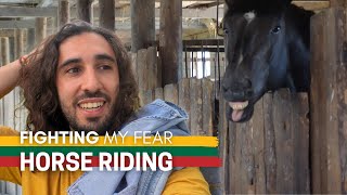 Fighting my fear of horse riding - Unveiling Lithuania 🇱🇹 (Day 5)