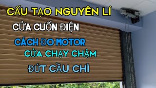 CỬA CUỐN CẤU TẠO NGUYÊN LÍ HOẠT ĐỘNG? SỬA CỬA CUỐN CHẠY CHẬM,ĐỨT CẦU CHÌ NGUYÊN NHÂN SAO?