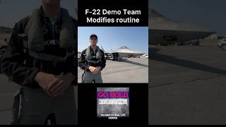 F-22 Raptor Demo Team modifies routine #GoBold #F22 #Raptor