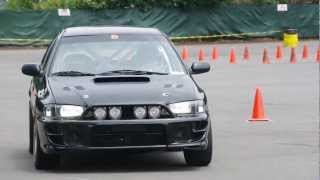 Subaru Impreza (Full 05 STI Swap) RSTi Wagon - BNW Meet 2012 - AutoX [Pacific Raceways]