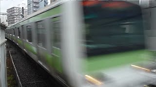 [警笛(空笛)あり]JR東日本E231系500番台山手線内回り 五反田駅到着