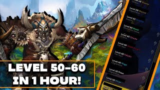 Level 50-60 in 1 HOUR | GET YOUR CHARACTERS READY FOR DRAGONFLIGHT FAST AND EASY!