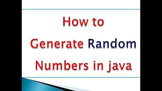 How to generate random number in java & android