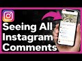 How To See All Comments On Instagram