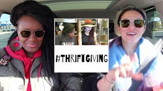 Putting outfits together INSIDE Salvation Army Come #thrifting with us #LASVEGAS #ThriftersAnonymous