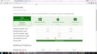 Node JS Part2: Installing Node JS