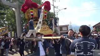 （2022年　令和4年10月23日（日）伊予三島秋祭り　東町太鼓台⑩）神事⑥